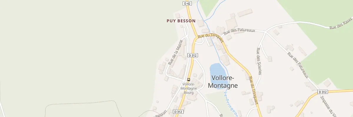 Plan du 5210 Vollore Montagne à Vollore-Montagne