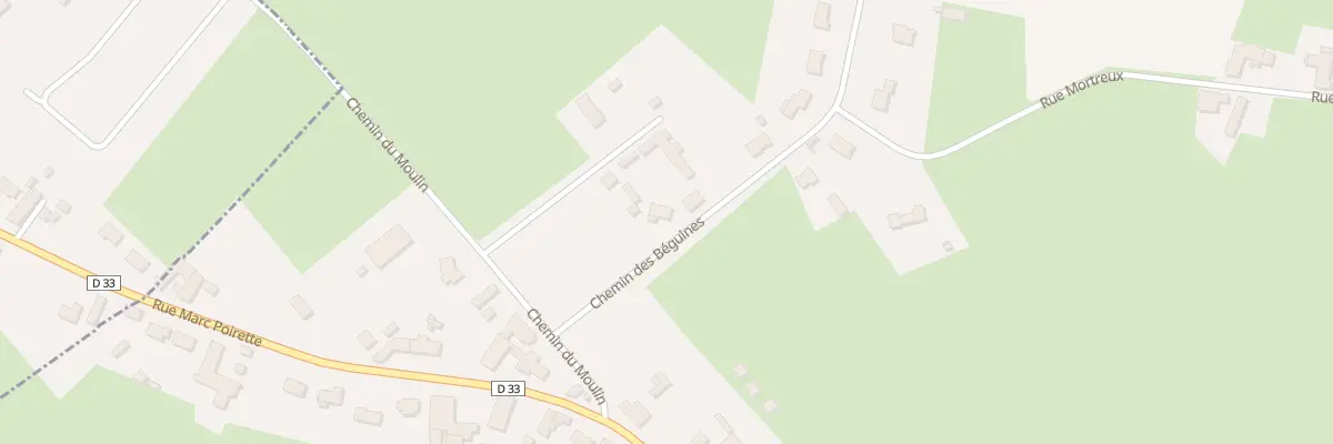 Plan du 1 Che des Beguines à Jolimetz