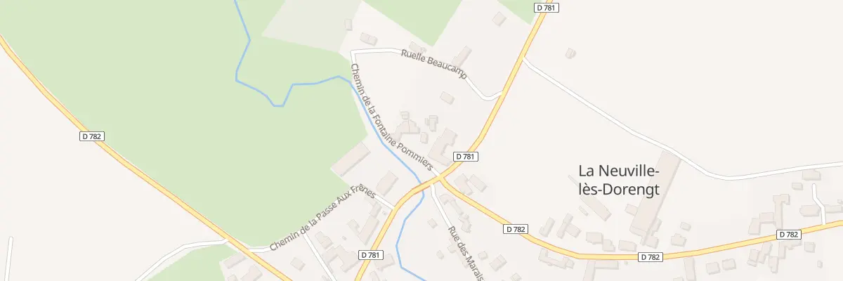 Plan du 2 Che de la Fontaine Pommiers à La Neuville-lès-Dorengt