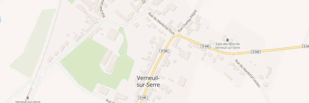 Plan du 8 Rue Charles de Gaulle à Verneuil-sur-Serre