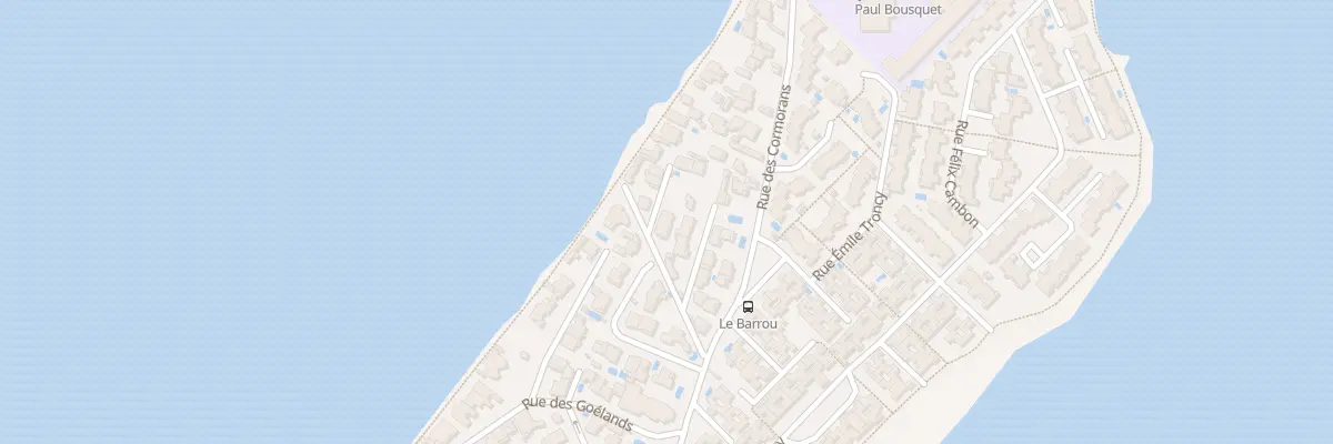 Plan du 4 Rue Hervé Baille à Sète