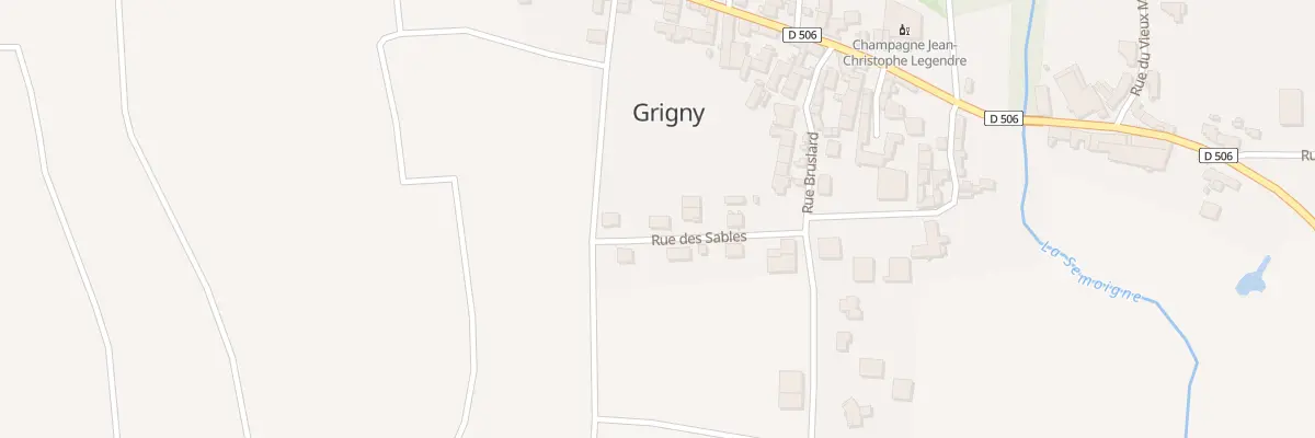 Plan du 5 Rue des Sables à Passy-Grigny