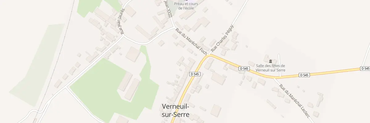 Plan du 4 Rue Charles de Gaulle à Verneuil-sur-Serre