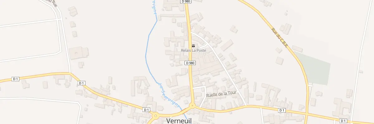 Plan du 20 Rue de la Tour à Verneuil