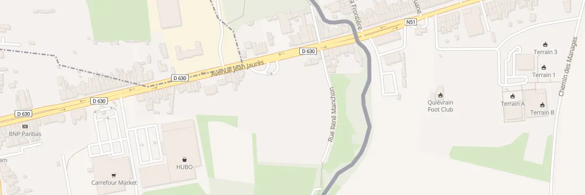 Plan du 3 Rue Georges Glowacki à Quiévrechain