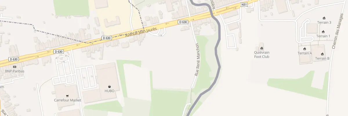 Plan du 11 Rue Georges Glowacki à Quiévrechain