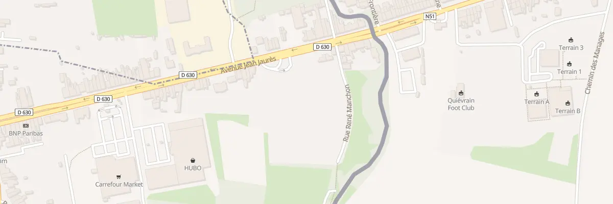 Plan du 7 Rue Georges Glowacki à Quiévrechain