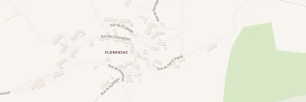 Plan du 345 Rue des 4 Fontaines à Grandrieu