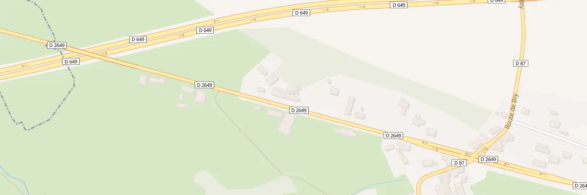 Plan du 20 Route Nationale à Wargnies-le-Petit