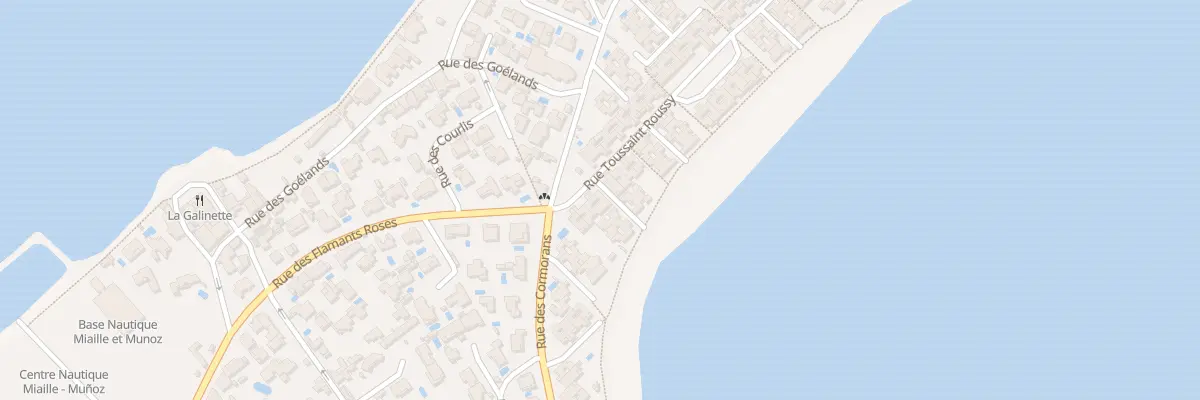 Plan du 8 Rue Toussaint Roussy à Sète