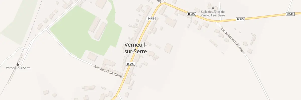 Plan du 15 Rue Charles de Gaulle à Verneuil-sur-Serre