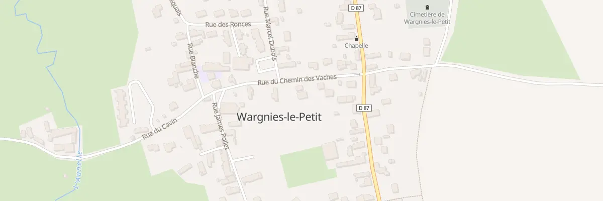 Plan du 4B Rue du Chem des Vaches à Wargnies-le-Petit