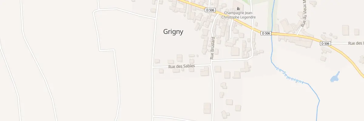 Plan du 3 Rue des Sables à Passy-Grigny