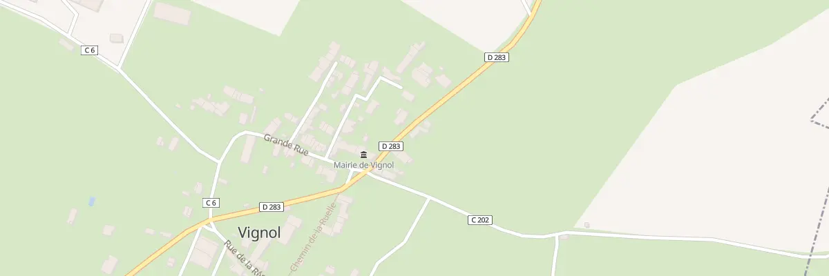 Plan du 37 Le Bourg à Vignol
