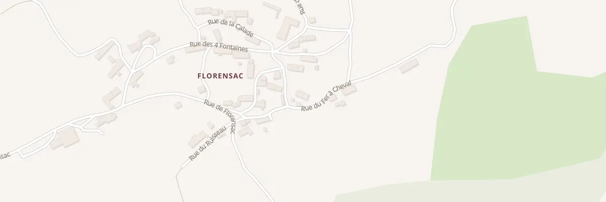 Plan du 5301 Florensac à Grandrieu