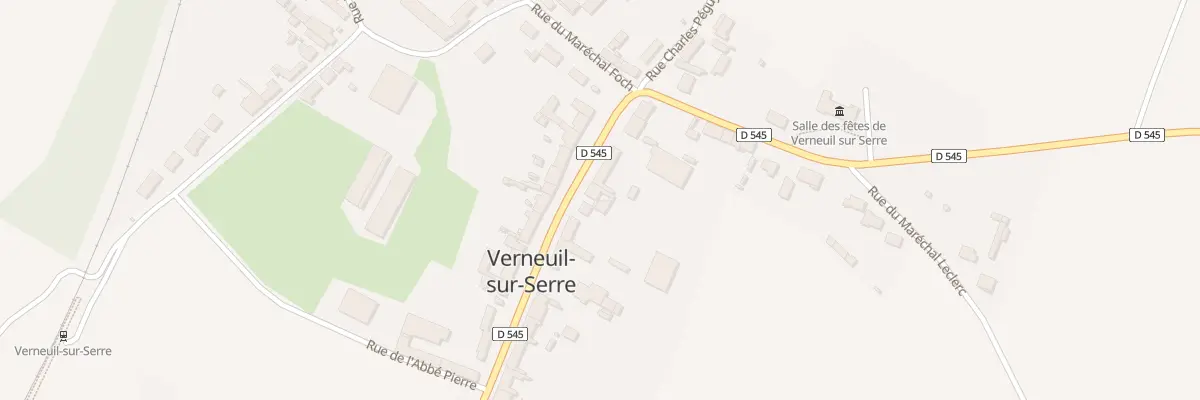 Plan du 7 Rue Charles de Gaulle à Verneuil-sur-Serre