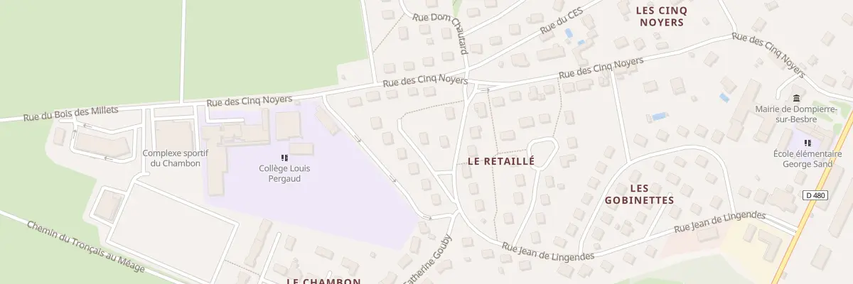 Plan du 14 Pl Théodore de Banville à Dompierre-sur-Besbre