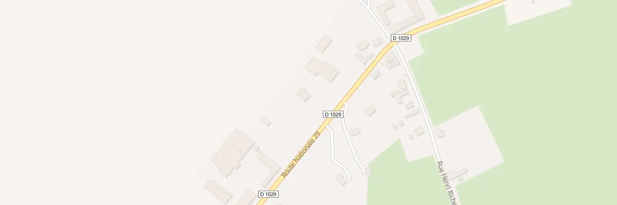 Plan du 233 Rte Nationale 29 à Villers-lès-Guise