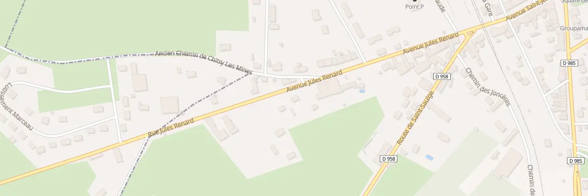 Plan du 23 Rue Jules Renard à Corbigny