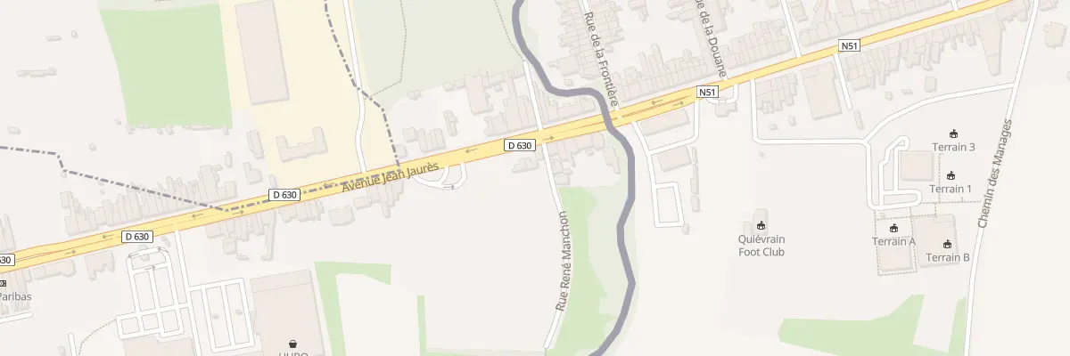 Plan du 4 Rue René Manchon à Quiévrechain