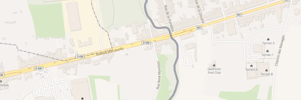 Plan du 2 Rue René Manchon à Quiévrechain