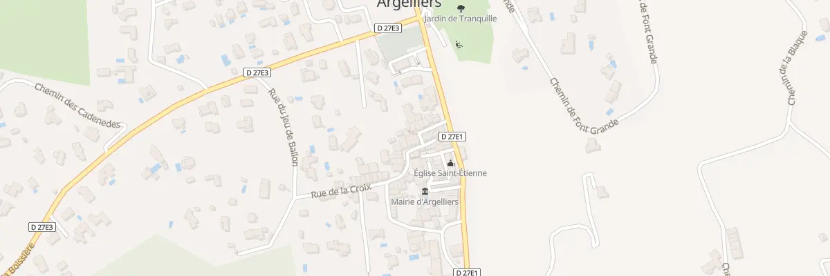 Plan du 1 Imp du Four à Argelliers