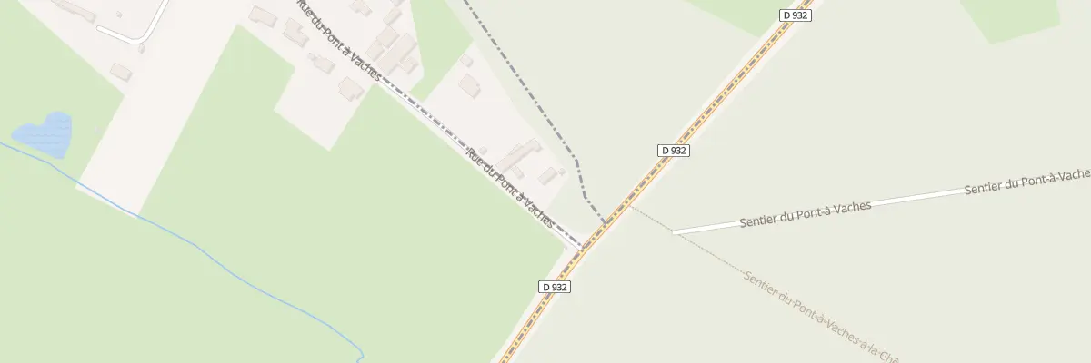 Plan du 1 Rue du Pont a Vaches à Potelle