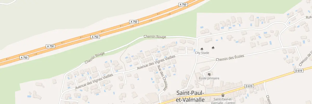 Plan du 16 Av des Vignes Vieilles à Saint-Paul-et-Valmalle