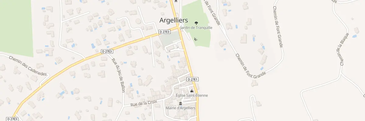 Plan du 11 Pl La Place à Argelliers