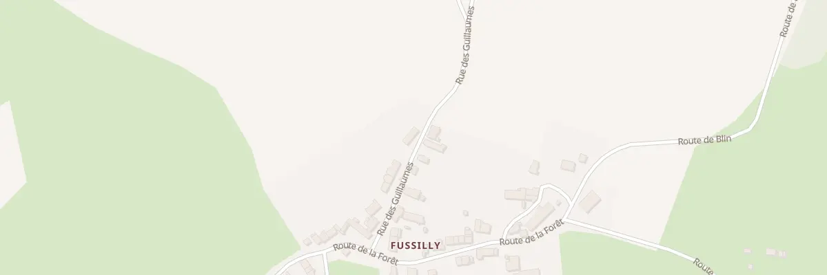Plan du 65 Fussilly à Achun