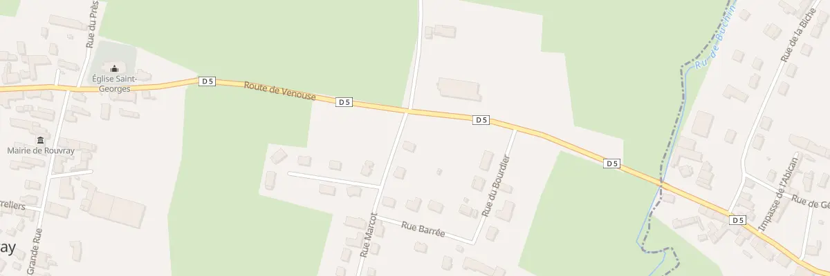 Plan du 32 Rue Marcot à Rouvray