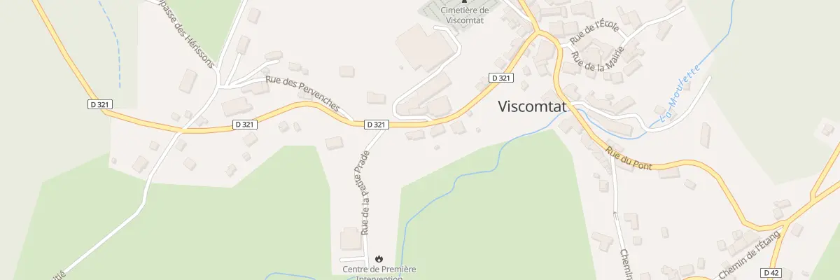 Plan du 5358 Viscomtat à Viscomtat