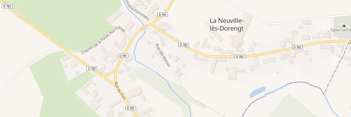 Plan du 9 Rue des Marais à La Neuville-lès-Dorengt