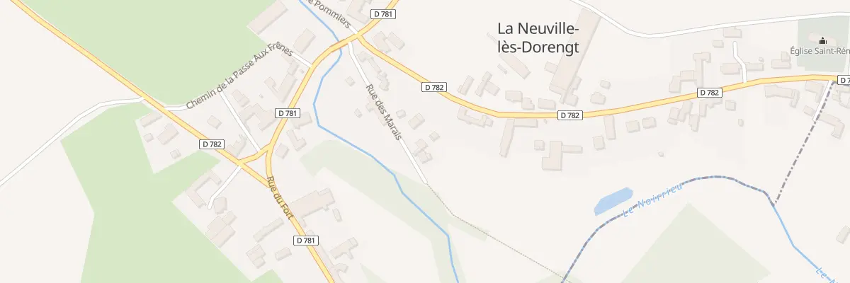 Plan du 11 Rue des Marais à La Neuville-lès-Dorengt