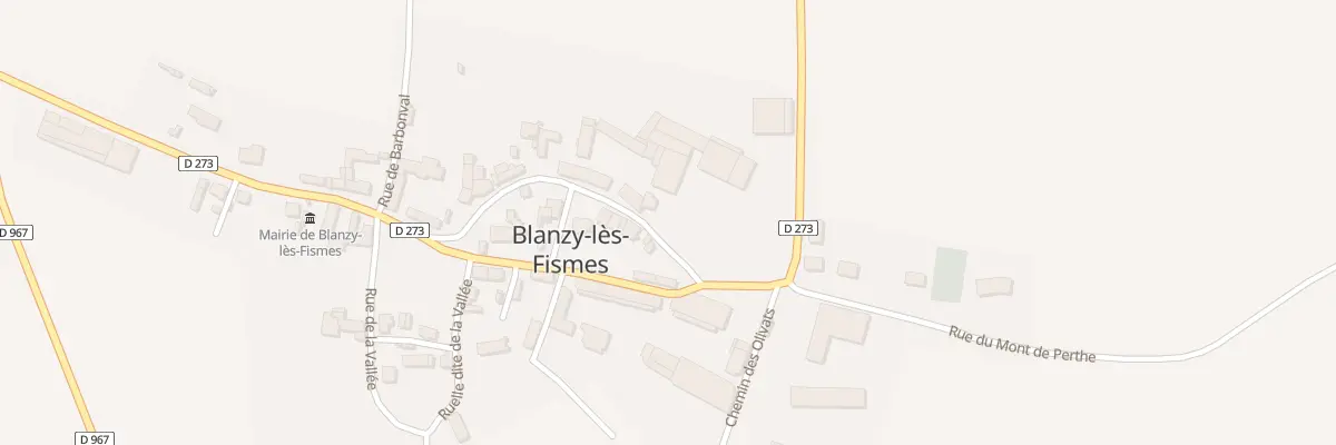 Plan du 9 Rue du Seigneur à Blanzy-lès-Fismes