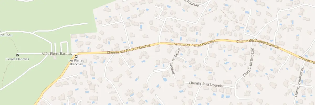 Plan du 931 Che des Pierres Blanches à Sète