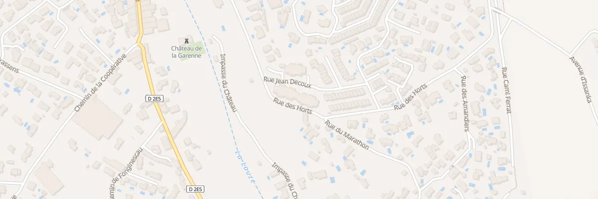 Plan du 2 Rue Jean Decoux à Poussan