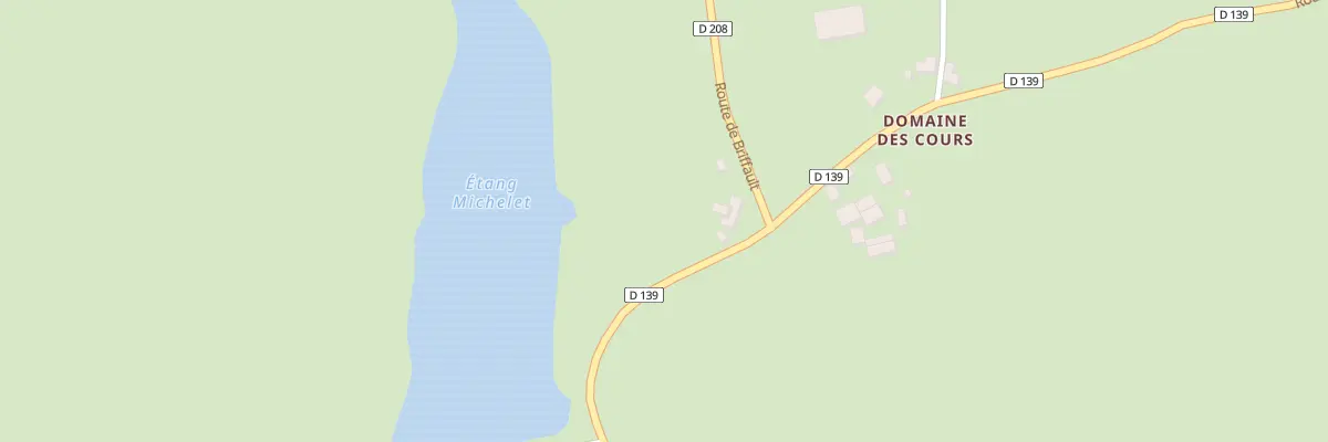 Plan du 1 Rte de Briffault à Montambert