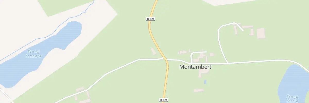 Plan du 14 Rte de Fours à Montambert
