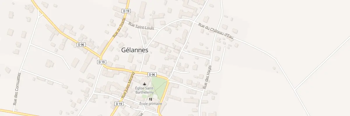 Plan du 7 Rue du Vallat à Gélannes