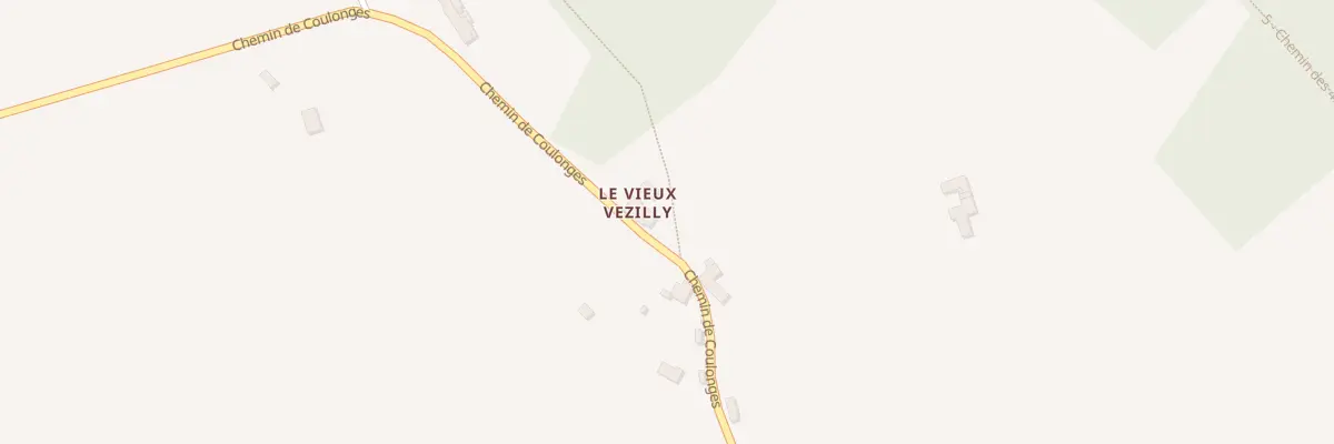 Plan du 8B Che de Coulonges à Vézilly