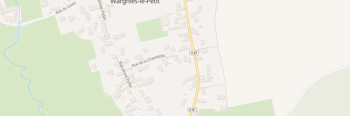 Plan du 3 Rue de la Chambrée à Wargnies-le-Petit