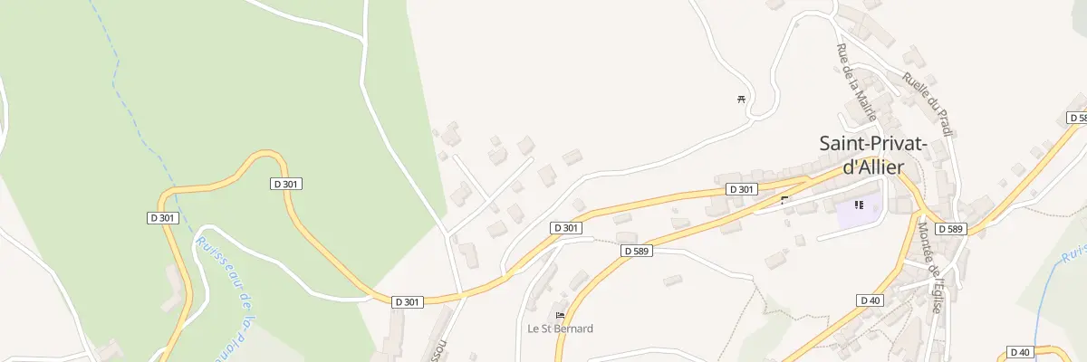 Plan du 5112A Le Marchat à Saint-Privat-d’Allier
