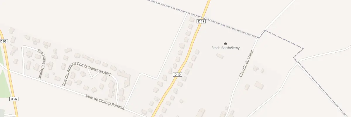 Plan du 43 Rue du Stade à Gélannes