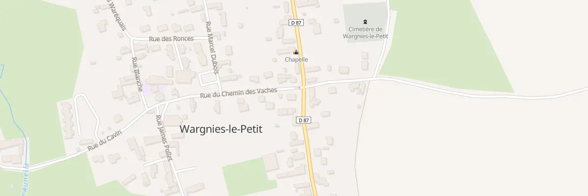 Plan du 8B Rue du Chem des Vaches à Wargnies-le-Petit