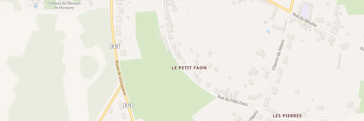 Plan du 35 Rue du Petit Fan à Beaulon