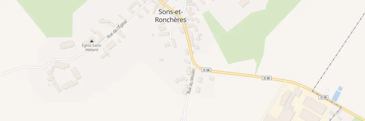 Plan du 7 Rue du Moulin à Sons-et-Ronchères