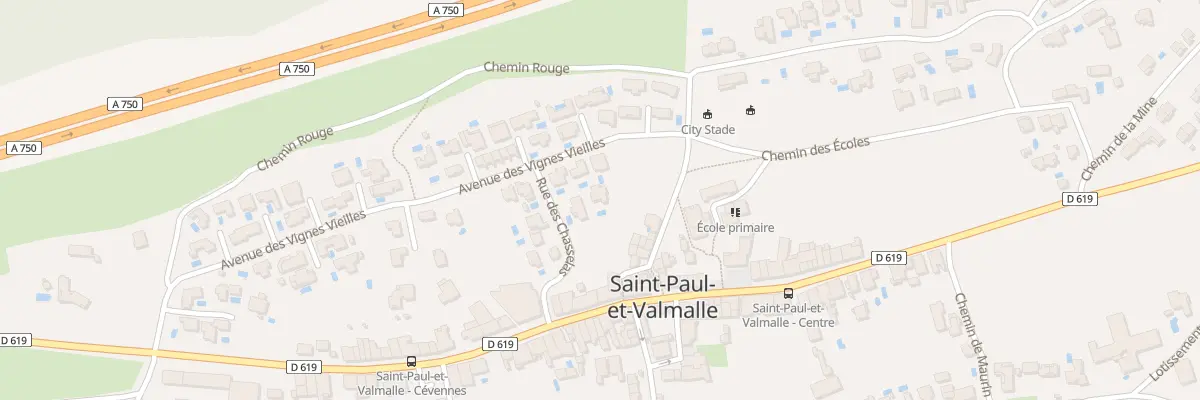Plan du 6 Rue des Chasselas à Saint-Paul-et-Valmalle