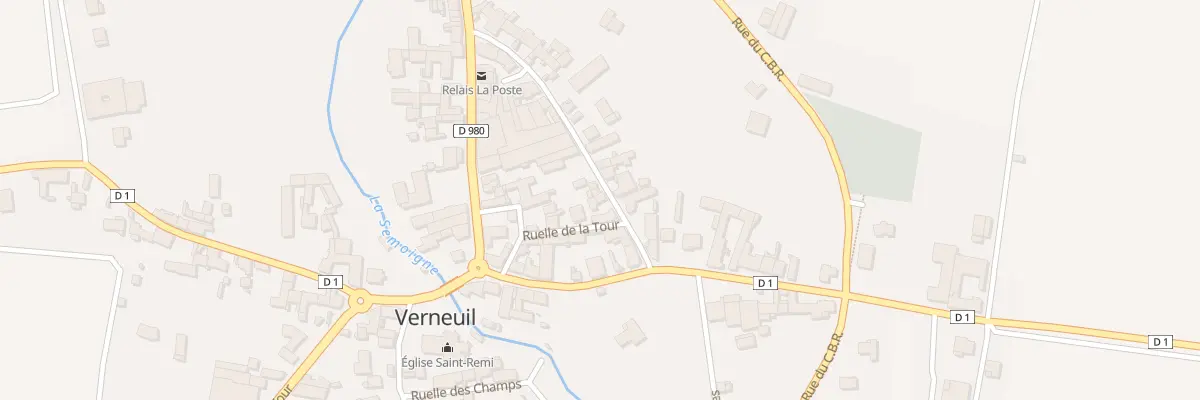 Plan du 10 Rue Verte à Verneuil