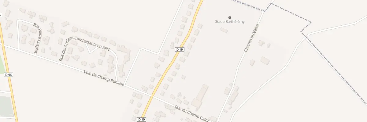 Plan du 34 Rue du Stade à Gélannes